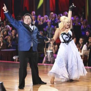 Still of Chaz Bono and Lacey Schwimmer in Dancing with the Stars 2005