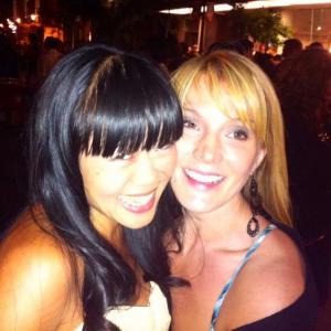 Grace Lynn Kung and Nicole St Martin at the 2013 Dora Awards