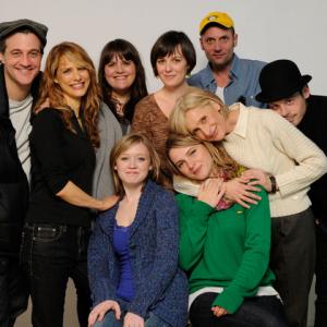 Director Megan Griffiths with the cast of The Off Hours