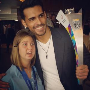 I met the greatest ambassador Lucy Meyer is the UNICEF Official Spokesperson for the World Games Jamie Gross Meyer