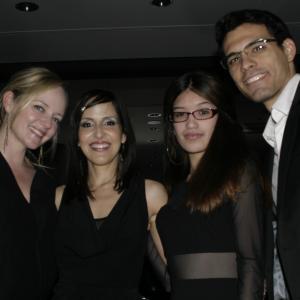 Marley Shelton Marilyn Sanabria Giselle Rose Geovanni Gopradi Geovanni Gopradi attended the NFMLA event on Saturday 11 2014 and enjoyed a good time with the Mediation film cast and crew
