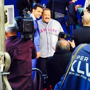 Geovanni Gopradi and Kevin James at event of Paul Blart Mall Cop 2 2015