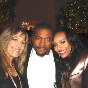 Karen Body Spice Greene and Yandy Smith at Mona ScottYoungs 2013 Christmas party