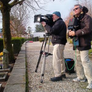 Allen Moore  Camera and Thomas OConnor directing in Switzerland