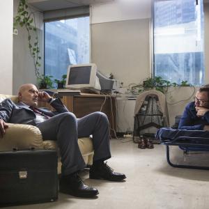 Still of Luca Zingaretti and Massimiliano Gallo in Perez. (2014)