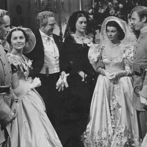 Gone With The Wind Leslie Howard Olivia de Havilland Thomas Mitchell Vivien Leigh  Rand Brooks 1939 MGM