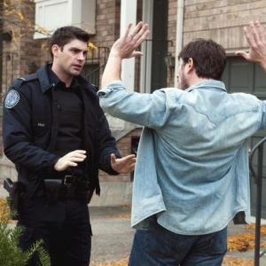 Still of Jonathan Goad and Travis Milne in Rookie Blue 2010