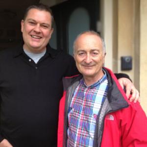Andrew Blackall and Sir Tony Robinson. Great to have a chat about 'Hellfire'.