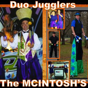 The MCINTOSH'S -Comedian Jugglers. Pleasure Island at Downtown Disney, NBA City@CityWalk Universal Studios, Church Street Staion Downtown Orlando, FL