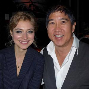 Stephen Mao-Imogen Poots at the Filth Premiere in New York