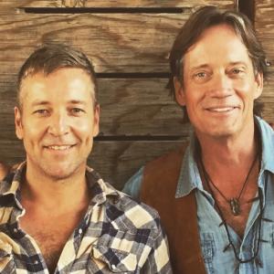 Jack Campbell and Kevin Sorbo on location of Asomatous