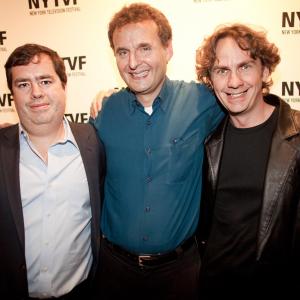 At NYTVF with festival director Terence Gray and mentor Phil Rosenthal