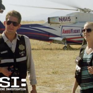Still of Ted Danson Elisabeth Harnois and Eric Szmanda in CSI kriminalistai 2000