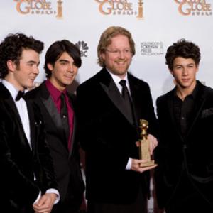 The Golden Globe Awards  66th Annual Arrivals Kevin Jonas Joe Jonas Andrew Stanton Nick Jonas