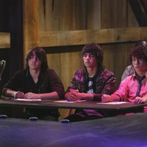 Still of The Jonas Brothers, Kevin Jonas, Joe Jonas and Nick Jonas in Camp Rock (2008)