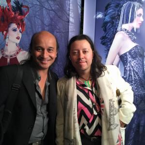 With Carlos Ramirez after Sue Wongs show