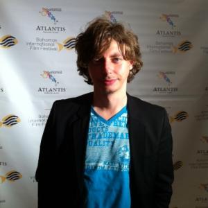 Martin before his screening of AUGENBLICKE at the Bahams Intl Film Festival