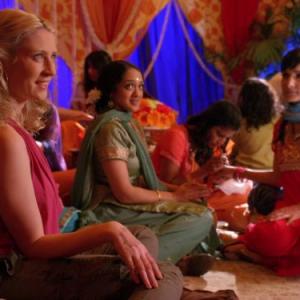 Still of Rebecca Hazlewood and Anisha Nagarajan in Outsourced (2010)