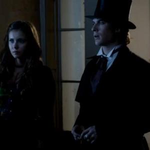 Jeremy Palko Nina Dobrev Ian Somerhalder and Kat Graham on The Vampire Diaries