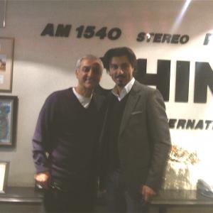 President of Chin Radio International. Mr.Lenny Lombardi & Sandro Del Casale. Toronto/Canada