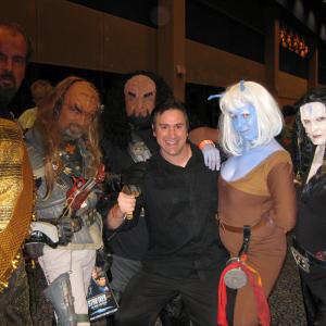 Evan English appearing at the Official Star Trek Convention Las Vegas