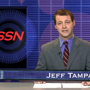 Henry Watkins as Social Sportz Net anchor Jeff Tampa