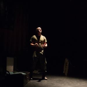 Douglas Taurel in The American Soldier at 59E59 Theater.
