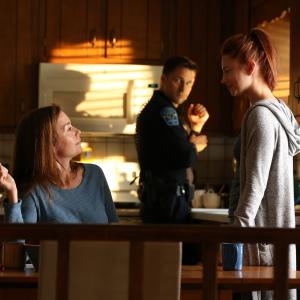 Still of Martin Henderson Julianne Nicholson and Allie Gonino in The Red Road 2014