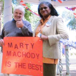 Marty Machody Supporter in the film And the Winner Is 2009 with Jerry Springer Kevin McClatchey and Doug Kusak Written Produced and Directed by Christina Grozik