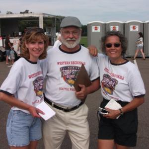 25 Hill  Terri Wylie Logan Fry and Kathi Ferris as Track Officials for the Western Regionals AllAmerican Soap Box Derby