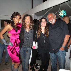 Vaja with Rock Legend Steven Tyler, Mia Tyler & Neal Cohen during Emmy weekend in LA 2013