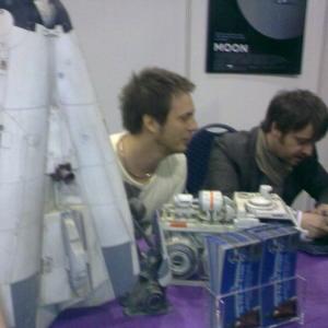Press work with Duncan Jones at MCM Expo 2009.