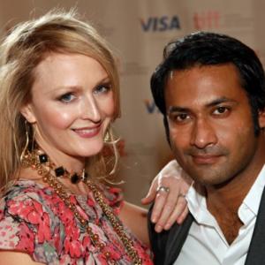 Director Claire McCarthy at the World Premiere of THE WAITING CITY with actor Samrat Chakrabarti
