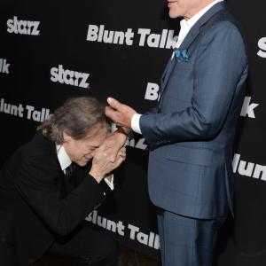 Patrick Stewart and Richard Lewis at event of Blunt Talk (2015)