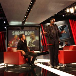 Snoop Dogg and George Stroumboulopoulos in The Hour 2004