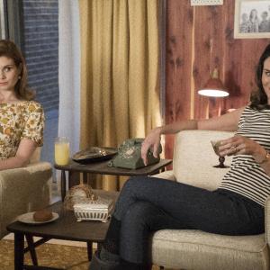 Still of JoAnna Garcia Swisher and Odette Annable in The Astronaut Wives Club (2015)