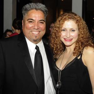 Flaminia Bonciani with Paul Rodriguez at the Eddie Awards
