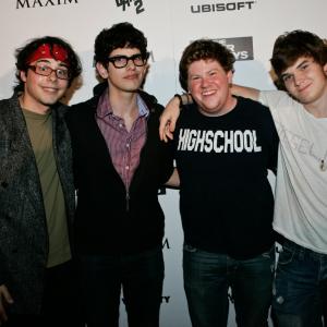 Jacob Davich, Matt Bennett, Justin Kline and Zack Pearlman at event of The Virginity Hit (2010)