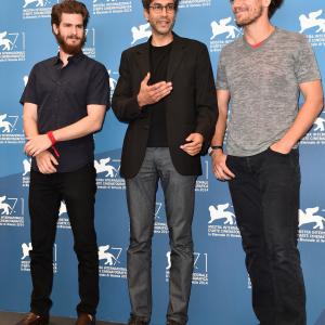 Michael Shannon Ramin Bahrani and Andrew Garfield at event of 99 Homes 2014