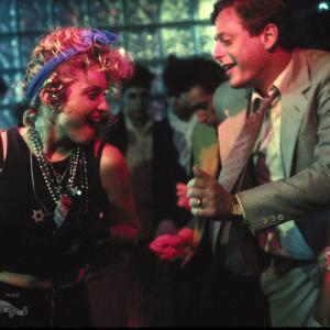 Still of Madonna and Mark Blum in Desperately Seeking Susan 1985