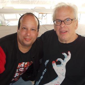 Michael J Tomaso with Gary Streiner one of the original producers of Night of the Living Dead 1968