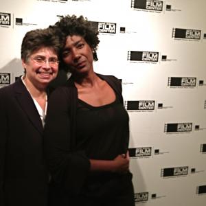 September Williams with Director Sharon Karp at the premiere of A SONG FOR YOU Gene Siskle Center Chicago