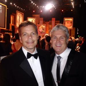 Stewart Scott and Ted Johnson of Variety at AFI Life Achievement Award for Jane Fonda 2014