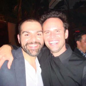 With Walton Goggins at the season 6 wrap party of The Shield