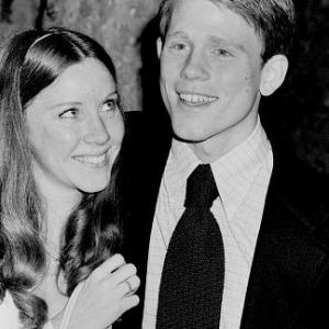 Ron Howard with his wife Cheryl at an ABC Affiliate Party, 1974