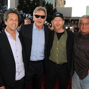 Harrison Ford Ron Howard and Brian Grazer
