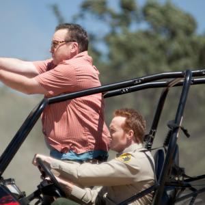 Still of Tom Arnold and Jess Rowland in Hit and Run (2012)