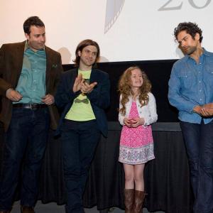 Danielle Kotch with Neil Bledsoe, Harris Doran,and Tony Glazer at the Junction screening