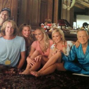 Allan Covert Fred Wolf Heather Parry the Girls Next Door and Hef the House Bunny Wolf directing