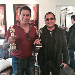 Hicham Hajji and Hamid Herraf at Universal Studio, Hollywood